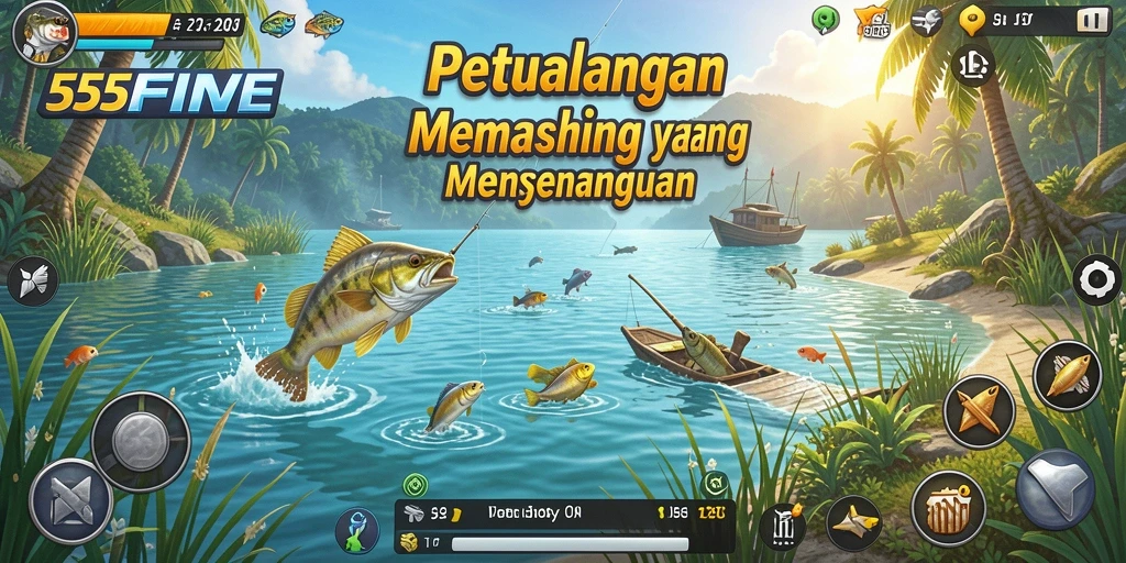 Tangkapan ikan terbesar dalam gameplay 55FIVE yang mendebarkan.