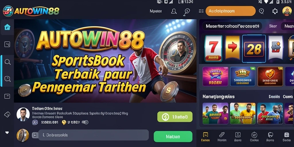 Tampilan gameplay AUTOWIN88 yang menarik dalam taruhan olahraga.