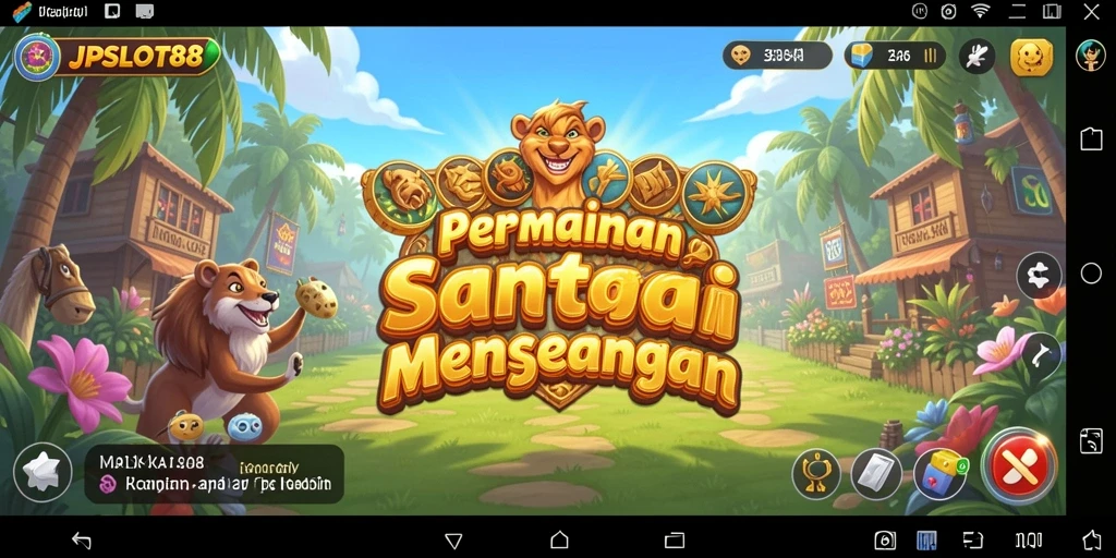 Screenshot gameplay JPSLOT88 yang menampilkan kesenangan dan interaksi santai.