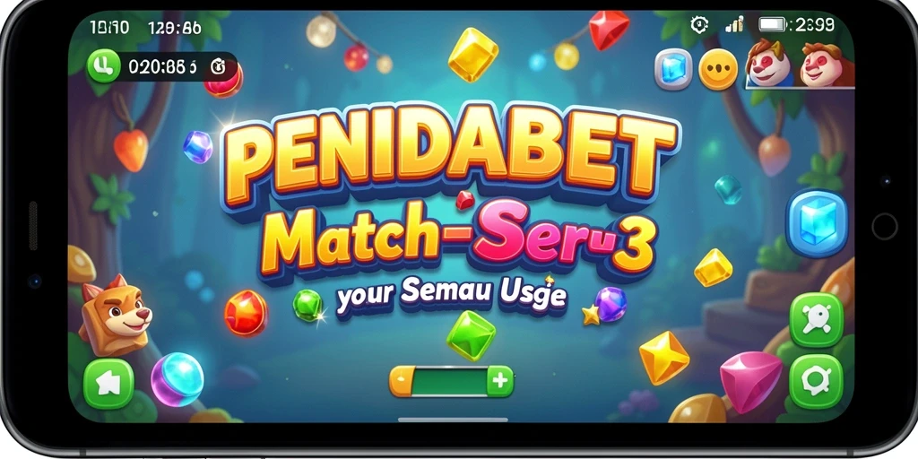 Tangkapan layar gameplay seru dari PENIDABET yang menampilkan aksi Match-3.