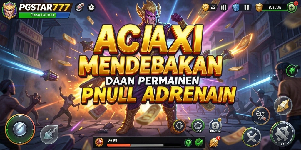 Screenshot PGSTAR777 menampilkan aksi mendebarkan dan karakter yang dinamis.