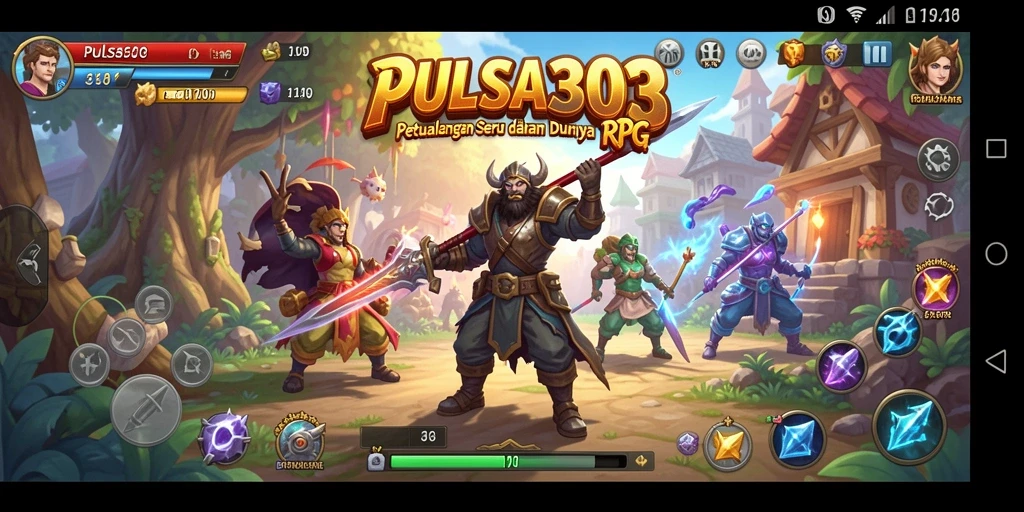 Screenshot gameplay PULSA303 memperlihatkan aksi seru dalam dunia RPG.