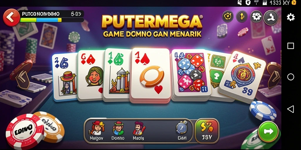 Screenshot menunjukkan gameplay seru dalam PUTERMEGA yang sedang berlangsung.