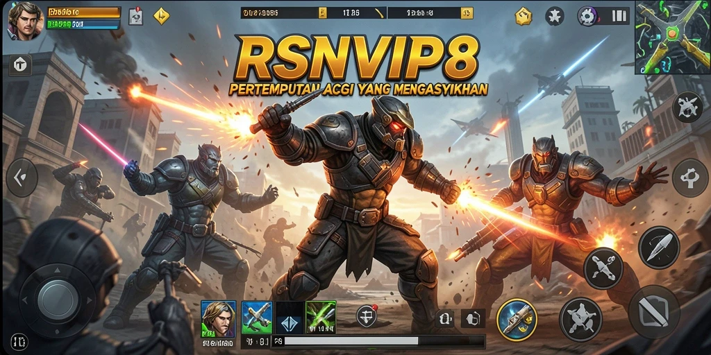 Tampilan gameplay RSNVIP8 yang penuh aksi dan tantangan.