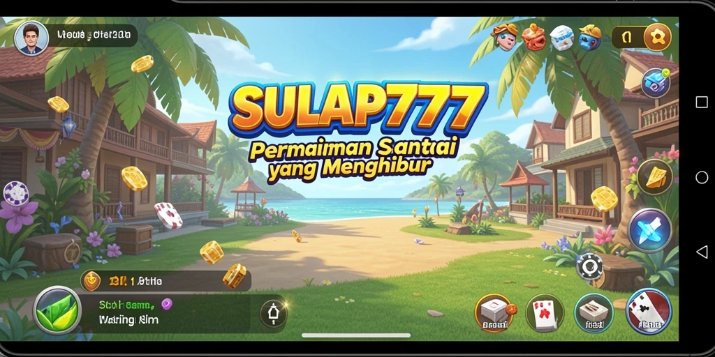 Tampilan gameplay menarik dari SULAP777 yang penuh warna.