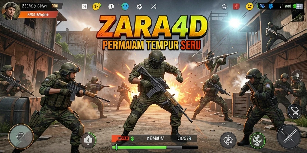 Tampilan gameplay ZARA4D dengan aksi seru dan grafik menawan.